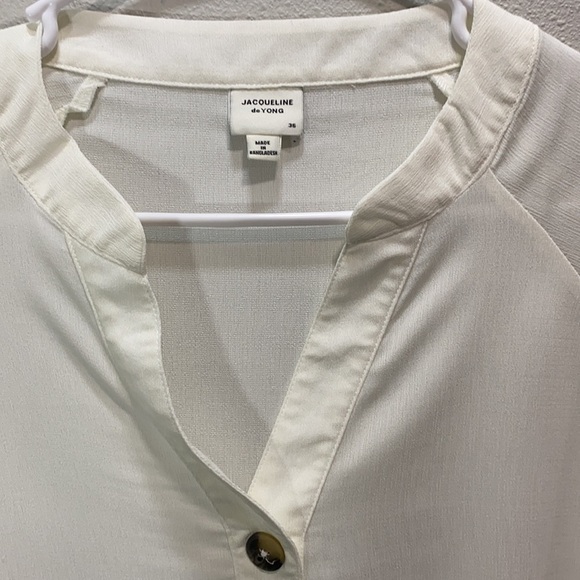 5 for $25 Jacqueline de young tunic top white - Picture 3 of 7
